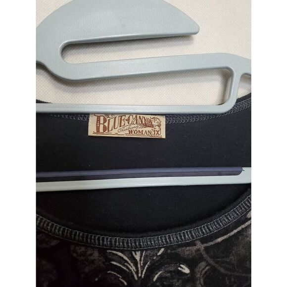 Blue Canyon Chocolat Paris Plus Size Black Y2K Jeweled Graphic Baby Tee Shirt - Picture 3 of 6